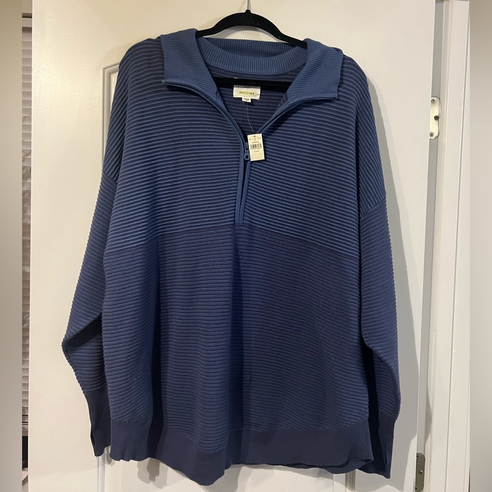 Aerie Half-Zip Pullover NWT